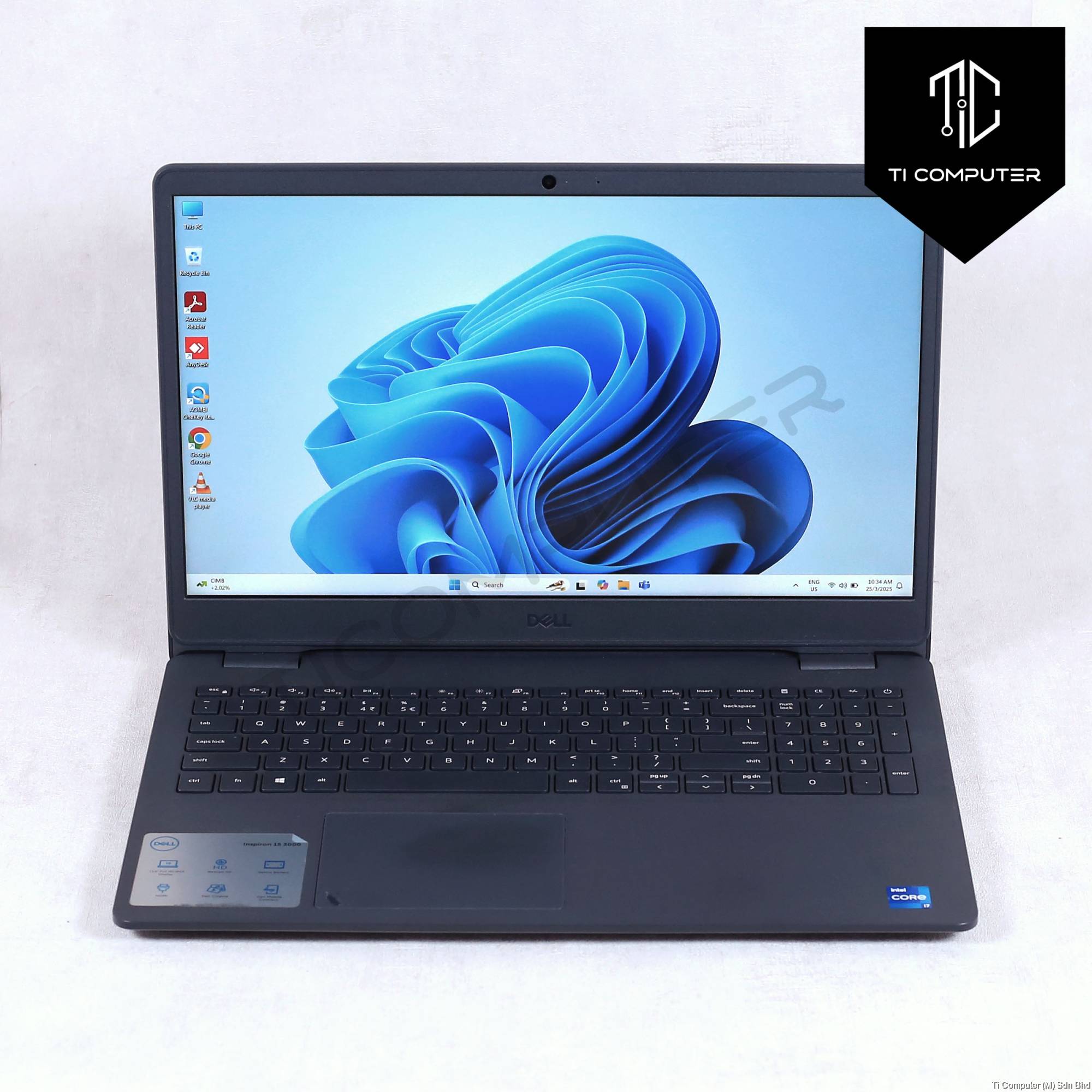 Dell Inspiron 15 3501 Intel Core i7-1165G7 16GB DDR4 RAM 512GB