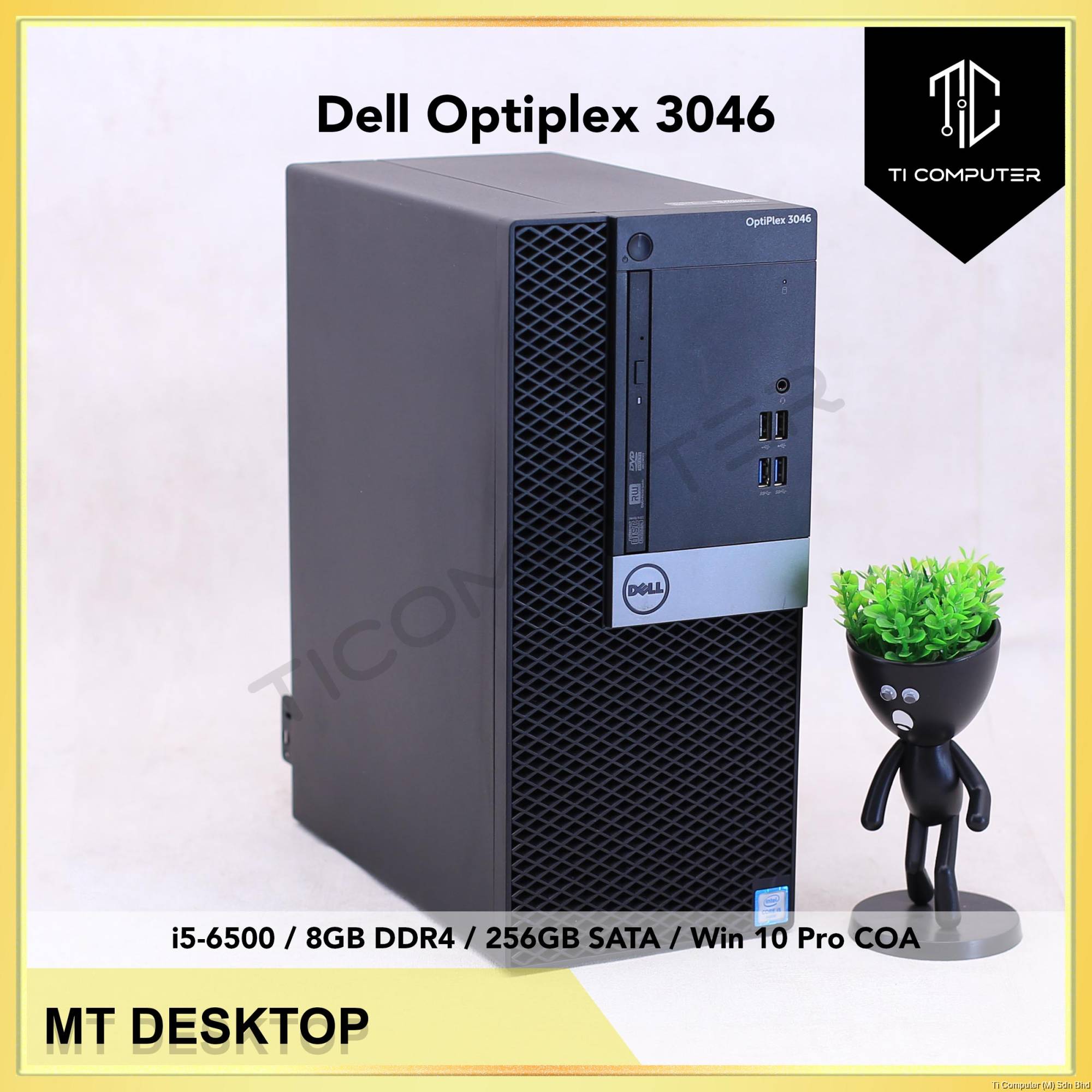 Dell Optiplex 3046 MT Intel Core i5-6500 8GB DDR4 RAM 256GB