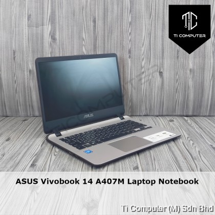 ASUS Vivobook 14 A407M Intel Celeron N4000 4GB DDR4 RAM 120GB SSD Refurbished Laptop Notebook