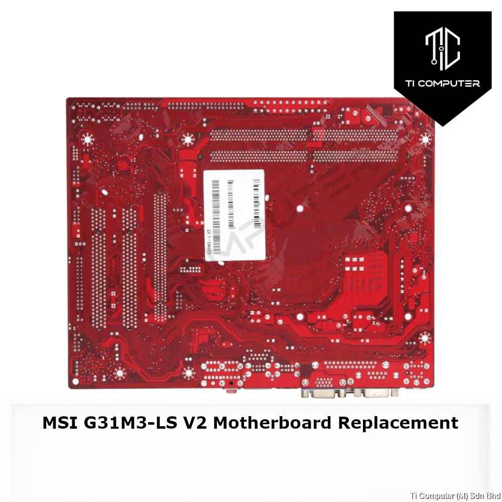 MSI G31M3LS V2 Core 2 Quad Intel LGA 775 DDR2 667/800 MATX