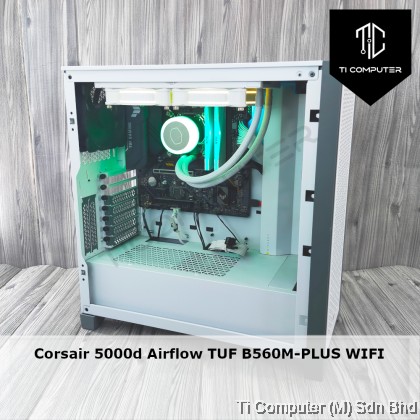 Customize Gaming Corsair 5000d Airflow TUF Gaming B560M-PLUS WIFI Intel Core I7-11700k 3.6GHz 16GB RAM 1TB M.2 NVME SSD DIY Desktop PC