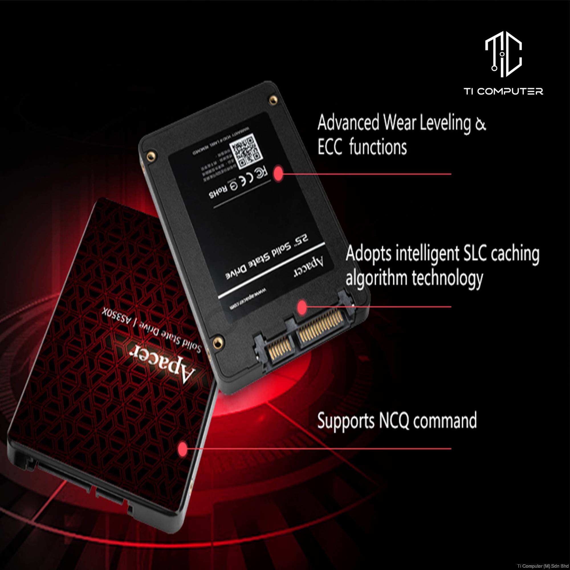 NEW Apacer AS350X SSD III 1TB 2.5 inch SATA 6Gb/s Solid State Drive