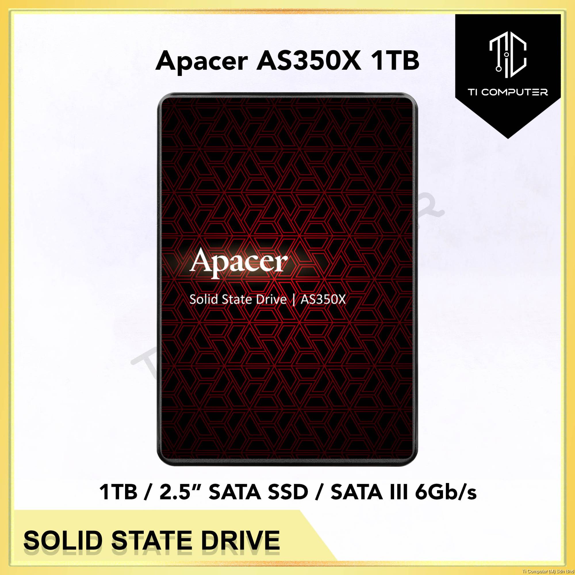 NEW Apacer AS350X SSD III 1TB 2.5 inch SATA 6Gb/s Solid State Drive