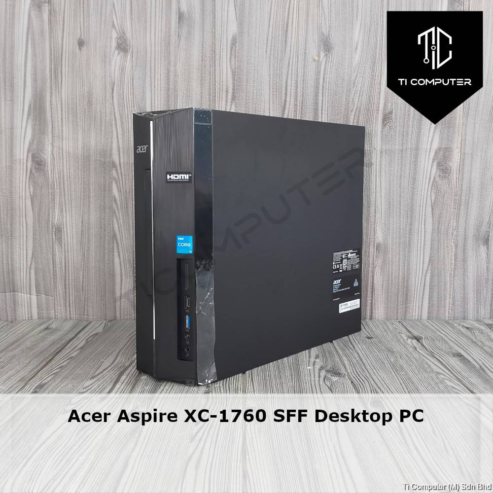 Acer Aspire XC1760 SFF Intel Core i312100 3.3GHz 12GB DDR4 RAM 512GB M.2 PCIe SSD Refurbished