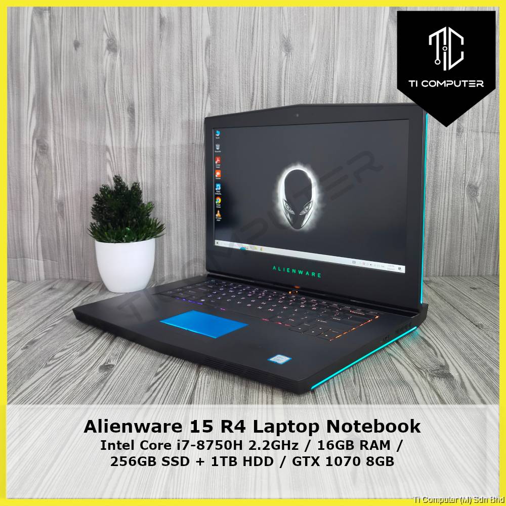Alienware 15 R4 Intel Core i7-8750H 16GB RAM 256GB SSD