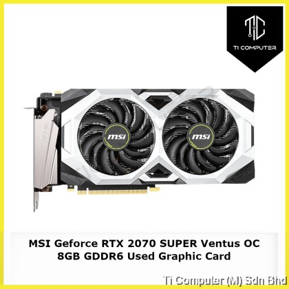Nvidia Rtx Msi Ventus Rtx 2070 8gb MSI GeForce RTX 2070 Super