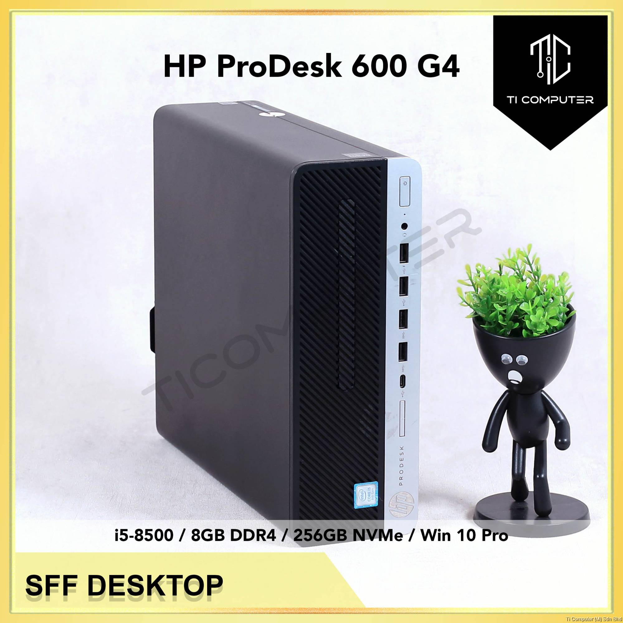 HP ProDesk 600 G4 SFF i5-8500 3.0GHz 8G 500G Win11