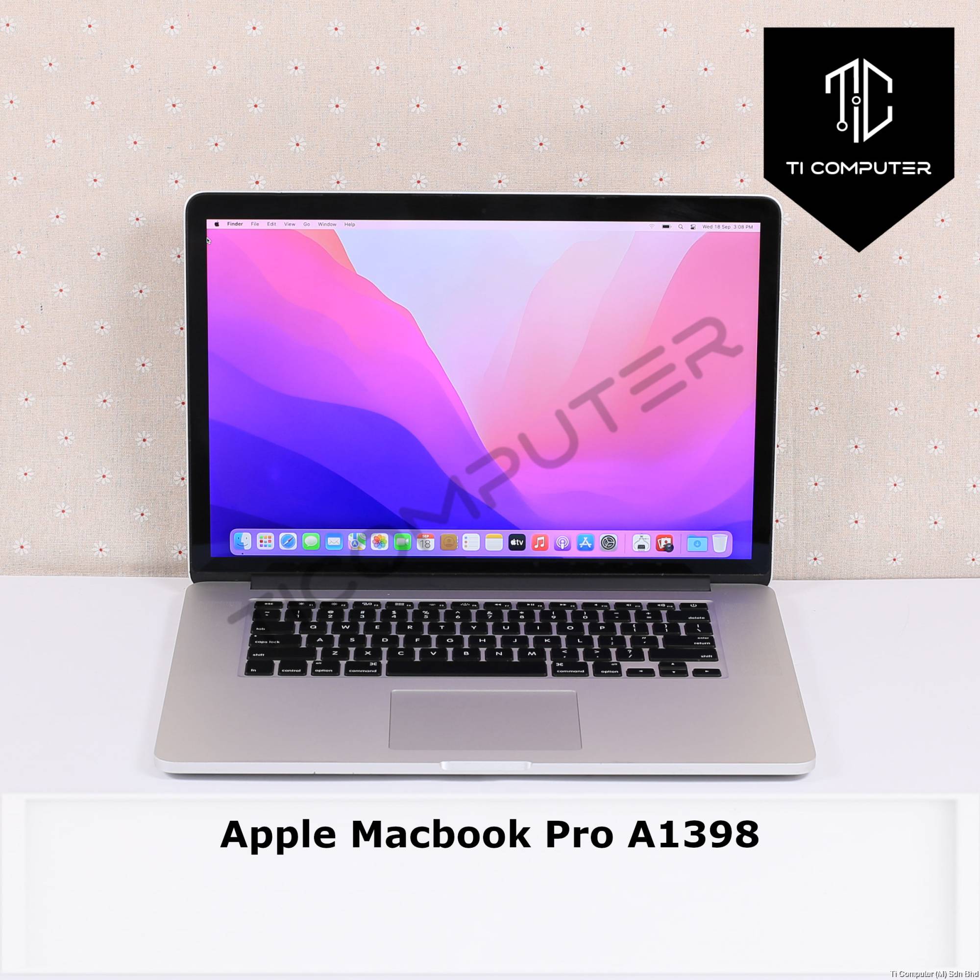 Apple Macbook Pro A1398 Mid 2015 Intel Core i7 2.5GHz 16GB DDR3 OB
