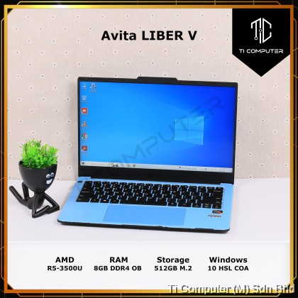 Avita LIBER V AMD Ryzen 3500U 8GB DDR4 RAM 512GB SATA SSD