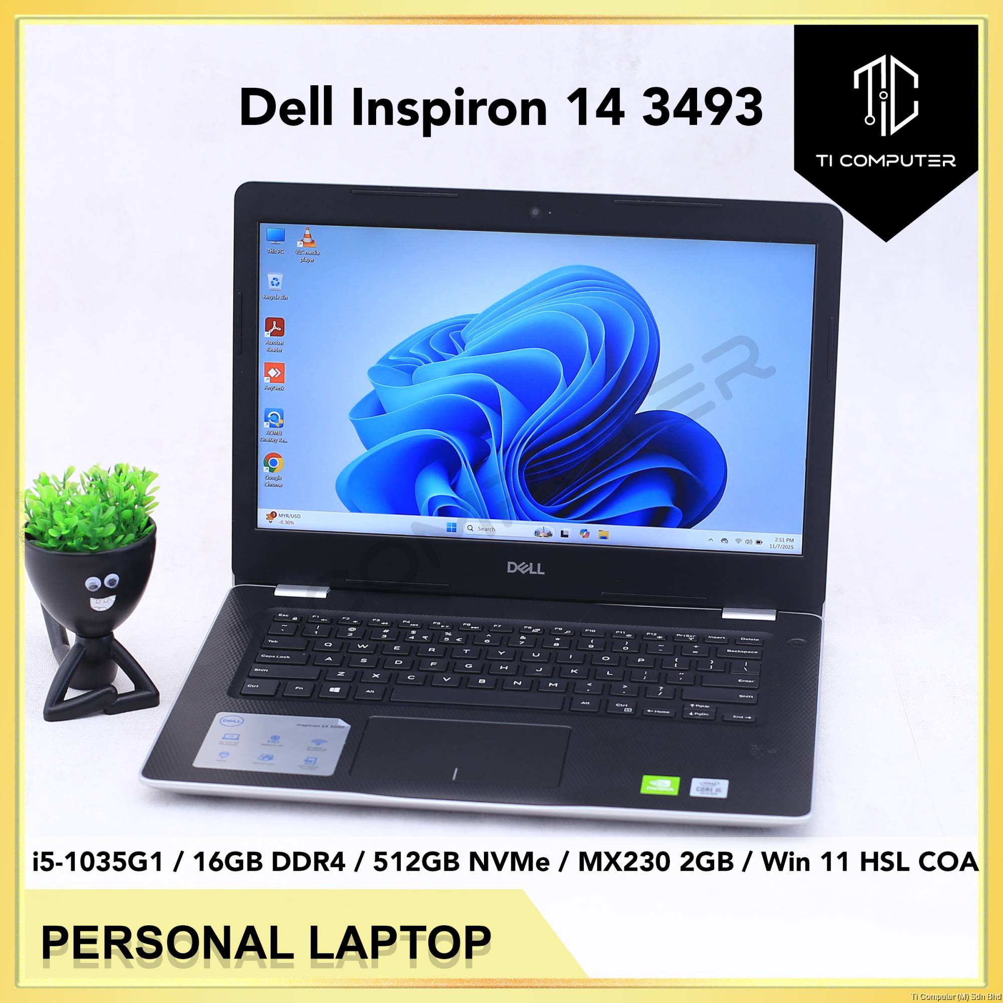 512gb Laptop Dell Inspiron 3493 I5 Dell Inspiron 14 3493 Intel