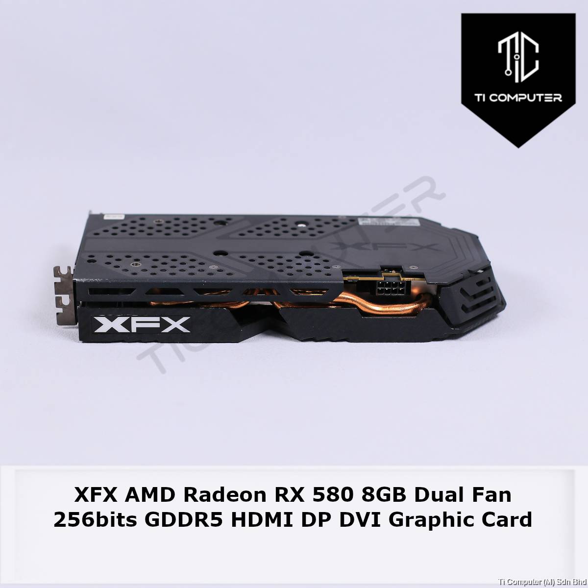 XFX AMD Radeon RX 580 8GB Dual Fan 256bits GDDR5 HDMI DP DVI Used