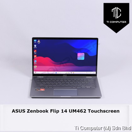 ASUS Zenbook Flip 14 UM462 Touchscreen Ryzen 3500U 8GB RAM 512GB