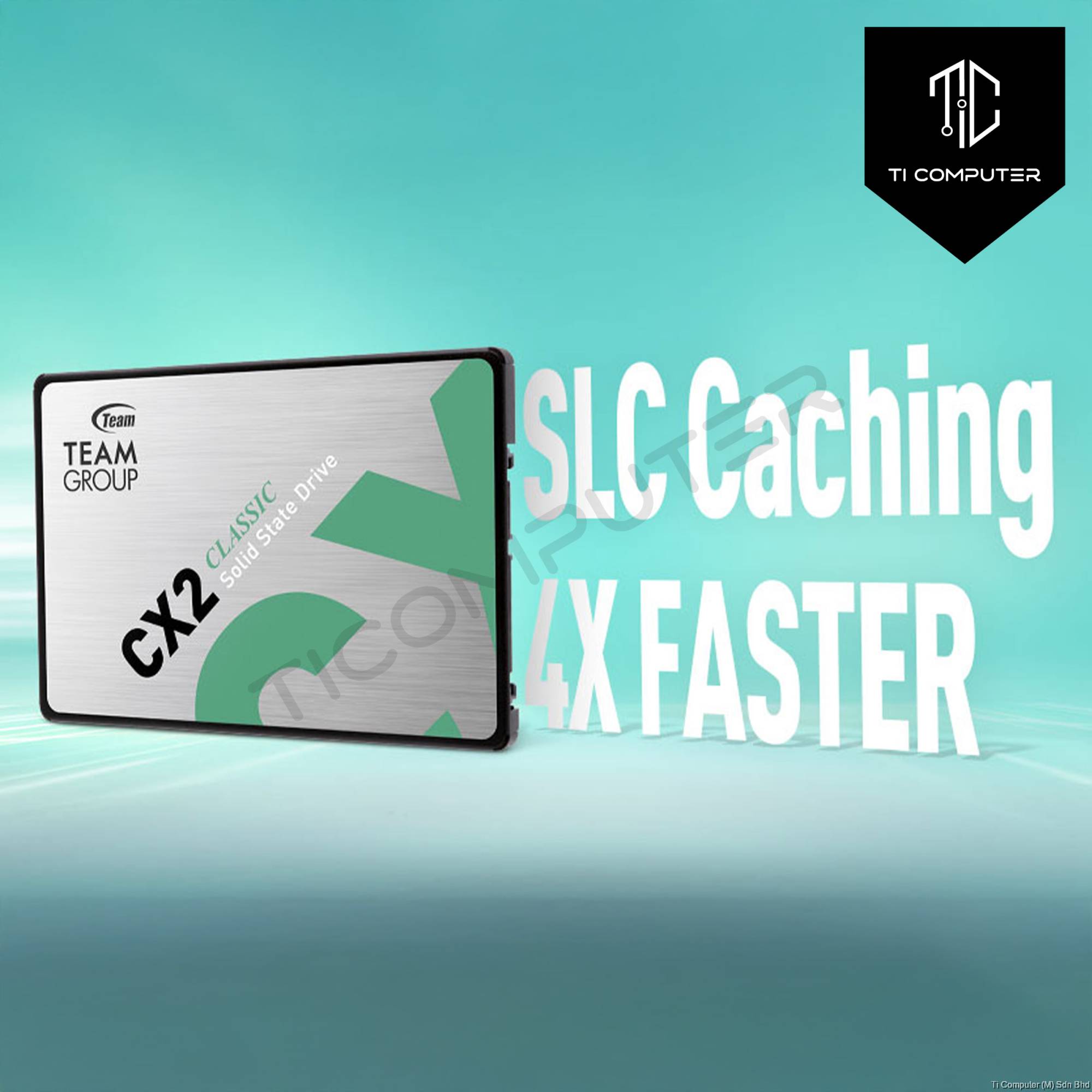 TeamGroup CX2 512GB SATA III 2.5 Inch 3D NAND SSD Internal