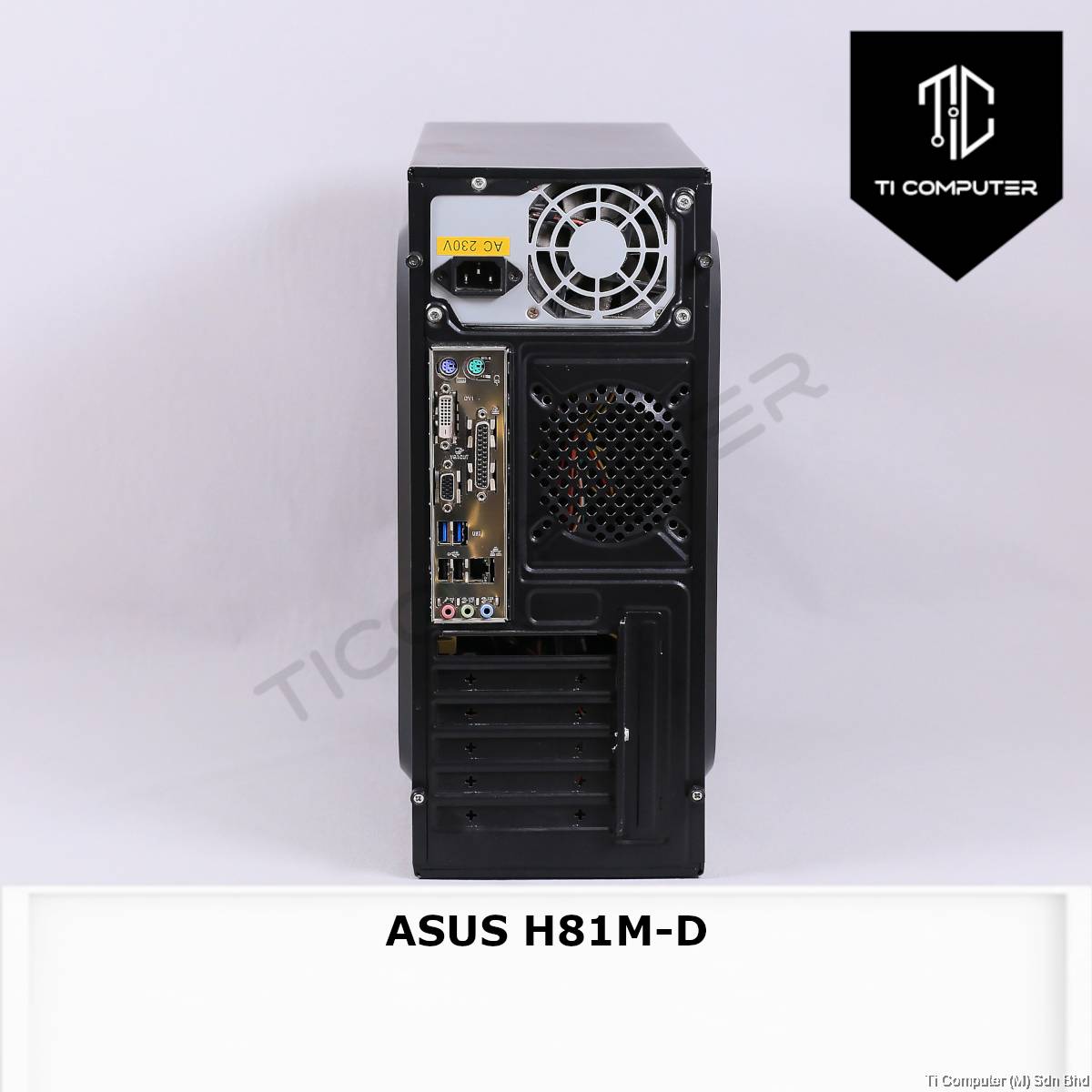 MBoss Black ATX ASUS H81MD Intel Core i54440 8GB DDR3 RAM 256GB SATA