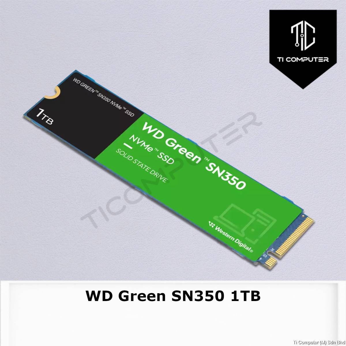 WD Green SN350 1TB M.2 PCIe NVMe SSD 2280 Internal Solid State Drive
