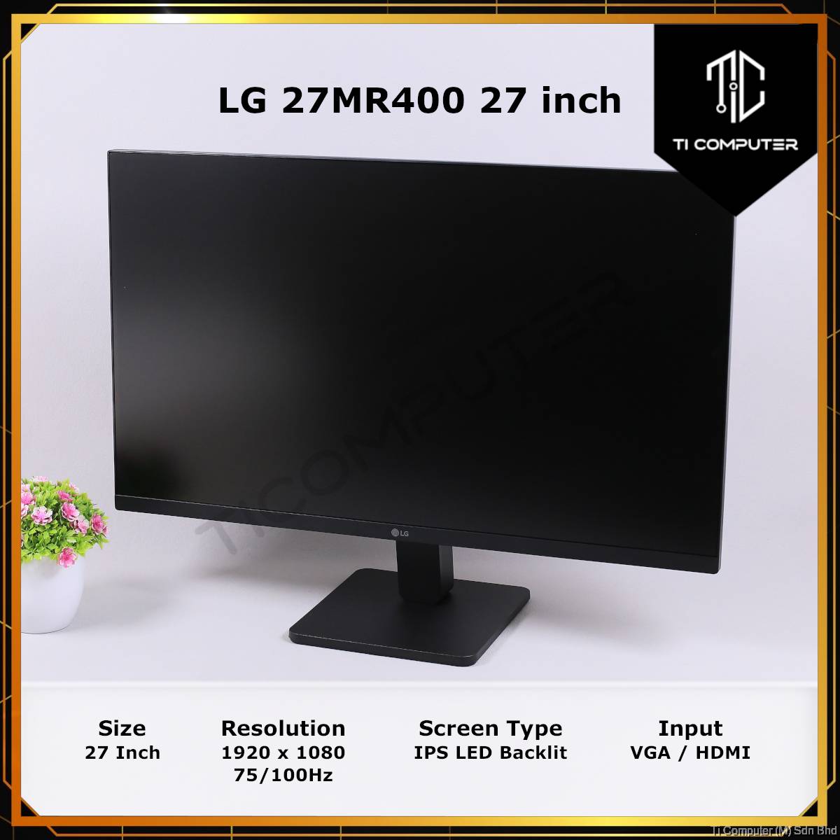 LG 27MR400 モニター 27インチ 100Hz 27