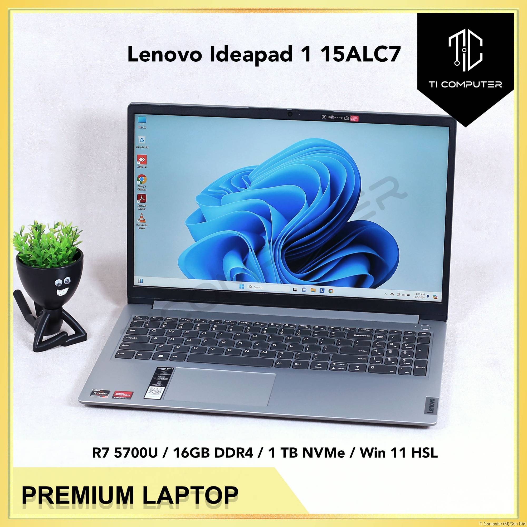 #329 レノボ ideaPad 1 15ALC7 Ryzen 7 16GB Lenovo IdeaPad 1 15ALC7 Laptop 2023 15.6” FHD 1920 x 1080 Display