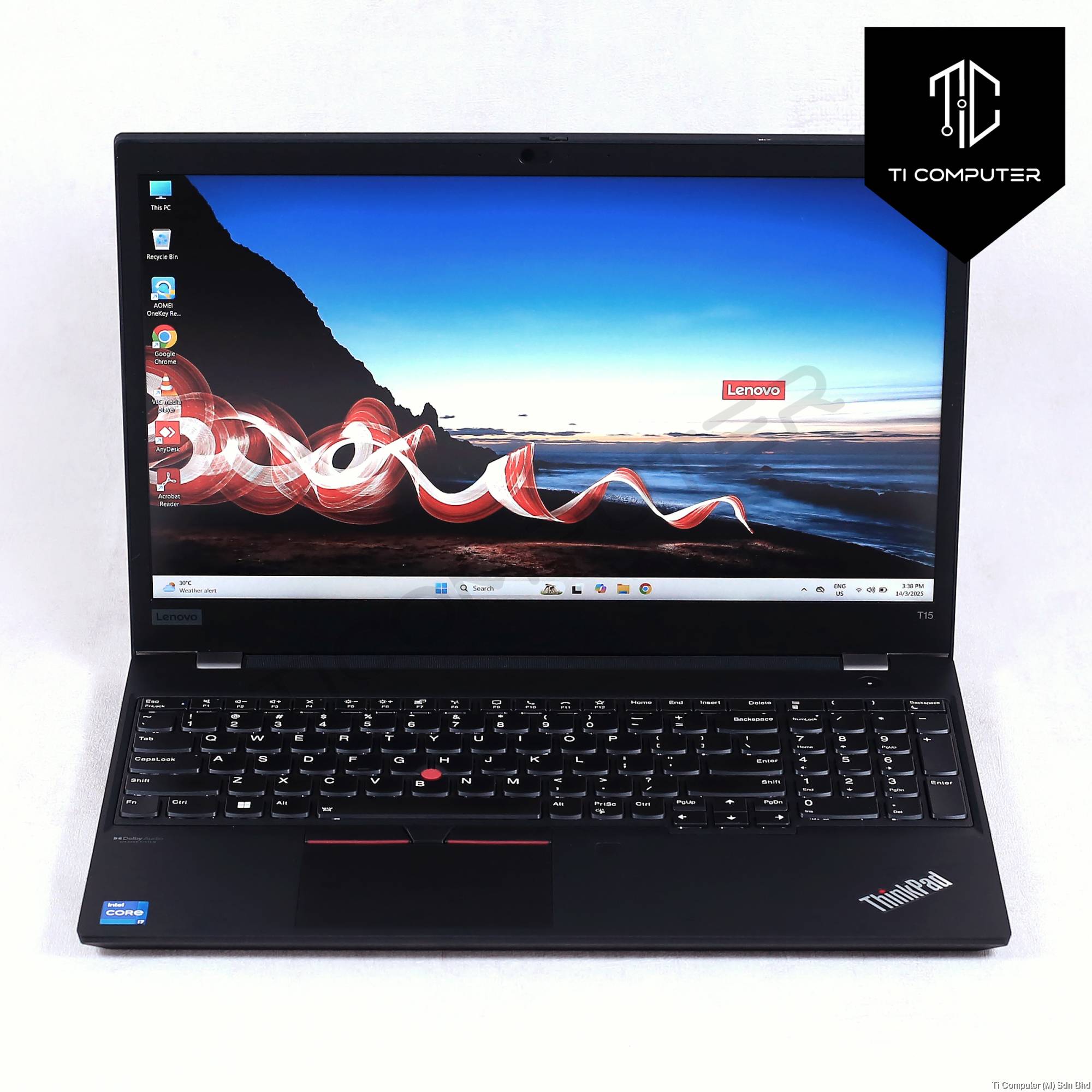 Lenovo ThinkPad T15 Gen 2 Intel Core i7-1165G7 32GB DDR4 RAM