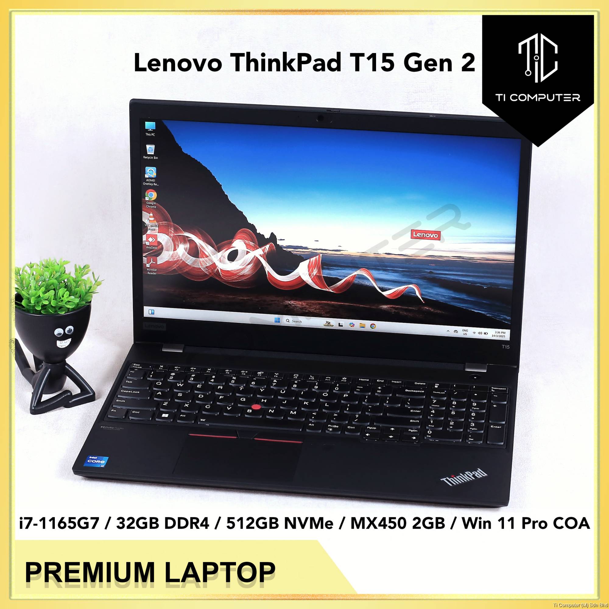 Lenovo ThinkPad T15 Gen 2 Core i5 LTE対応 ThinkPad T15 Gen 2 15