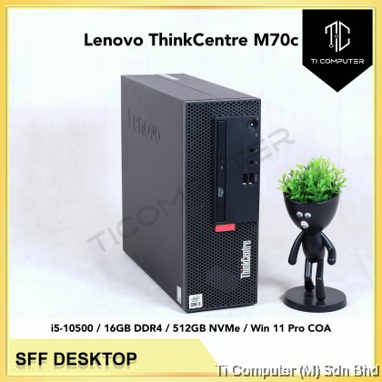 Lenovo ThinkCentre M70c SFF Home ＆ Business Mini Desktop (Intel i3-10100 4-Core, 8GB RAM, 256GB PCIe SSD, AMD Radeon 520, HDMI, Display Port, Win 11 Lenovo ThinkCentre M70c 11GJ i5 10400&frasl;8GB&frasl;256GB SSD Desktop PC