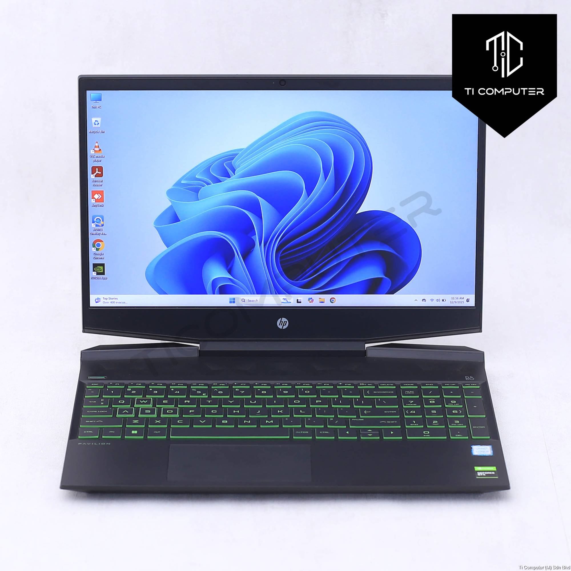 HP Pavilion Gaming 15-dk0010tx Intel i5-9300H 16GB RAM 256GB NVMe SSD GTX  1050 4GB Win 11 Home Refurbished Gaming Laptop