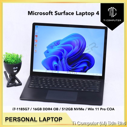 Microsoft Surface Laptop Intel i7-1185G7 16GB OB RAM