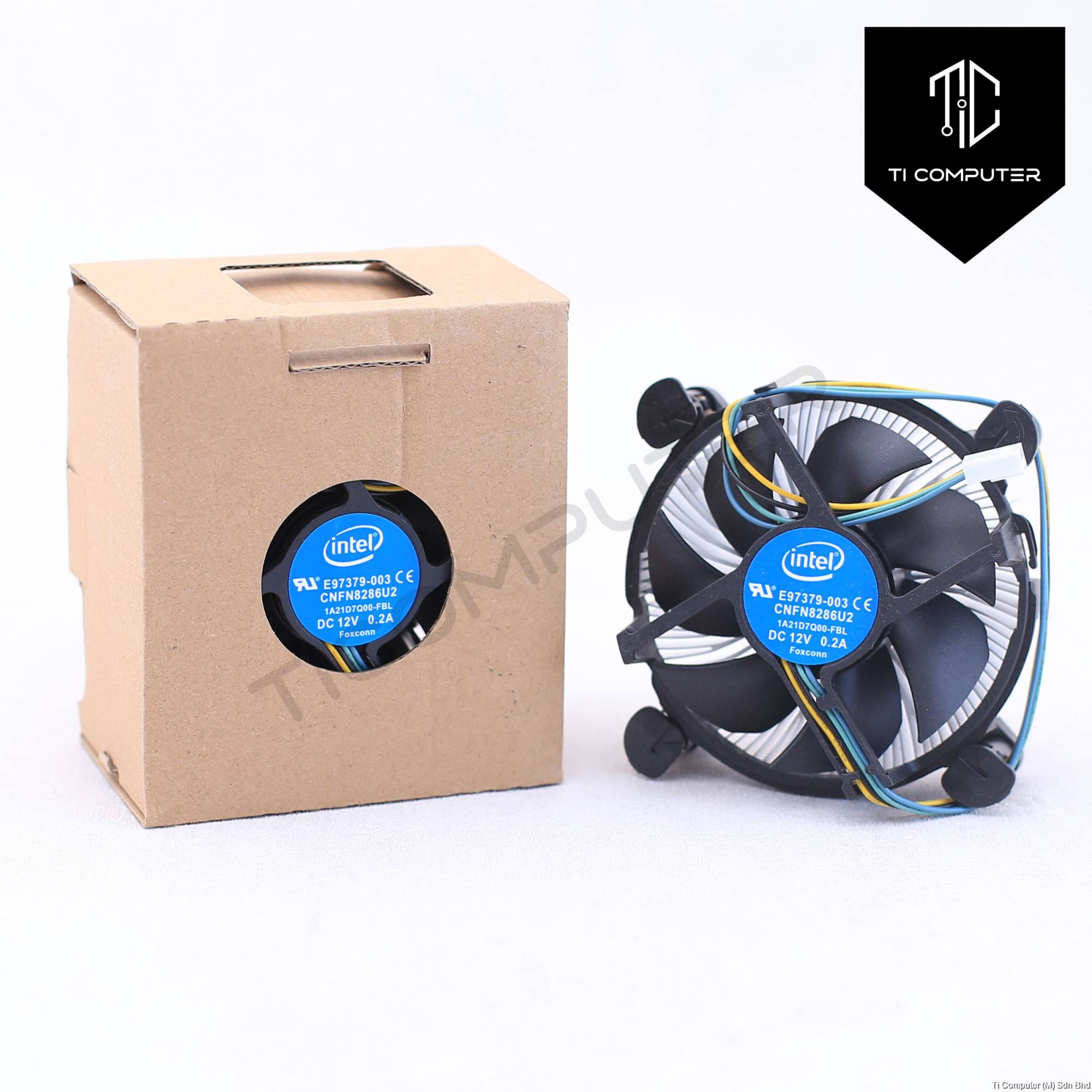 fana＊ Intel Processor Fan E97379-003 CNFN8286U2 1A21D7Q00-FBL 12V