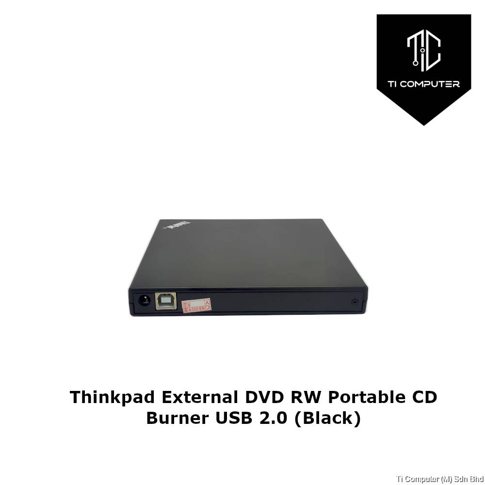 Thinkpad External DVD RW Portable CD Burner USB 2.0 (Black)