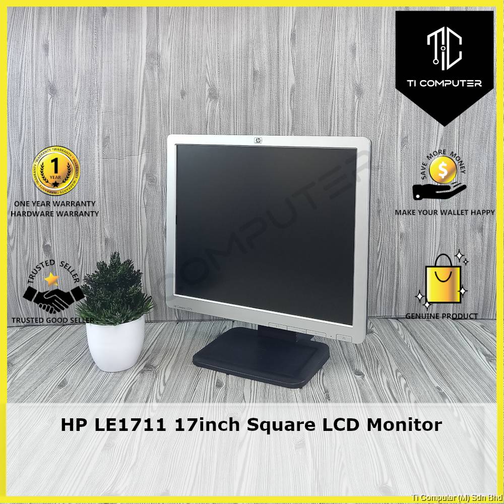 HP LE1711 17inch Square Refurbished LCD Monitor