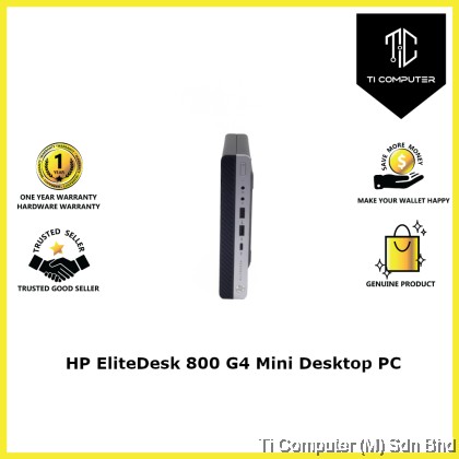 HP EliteDesk 800 G4 Mini Intel Core i5-8500T 16GB RAM 480GB SSD Desktop Refurbished PC