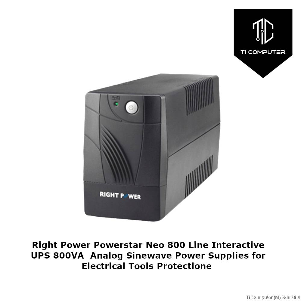 PowerStar Neo Series Right Power Powerstar Neo 800 Line Interactive UPS