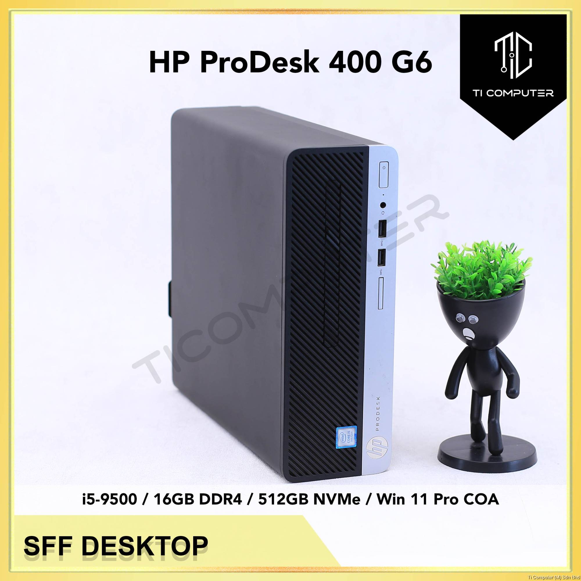 Windowsデスクトップ HP ProDesk 400 G6 SFF i5-9500/8GB/128GB HP