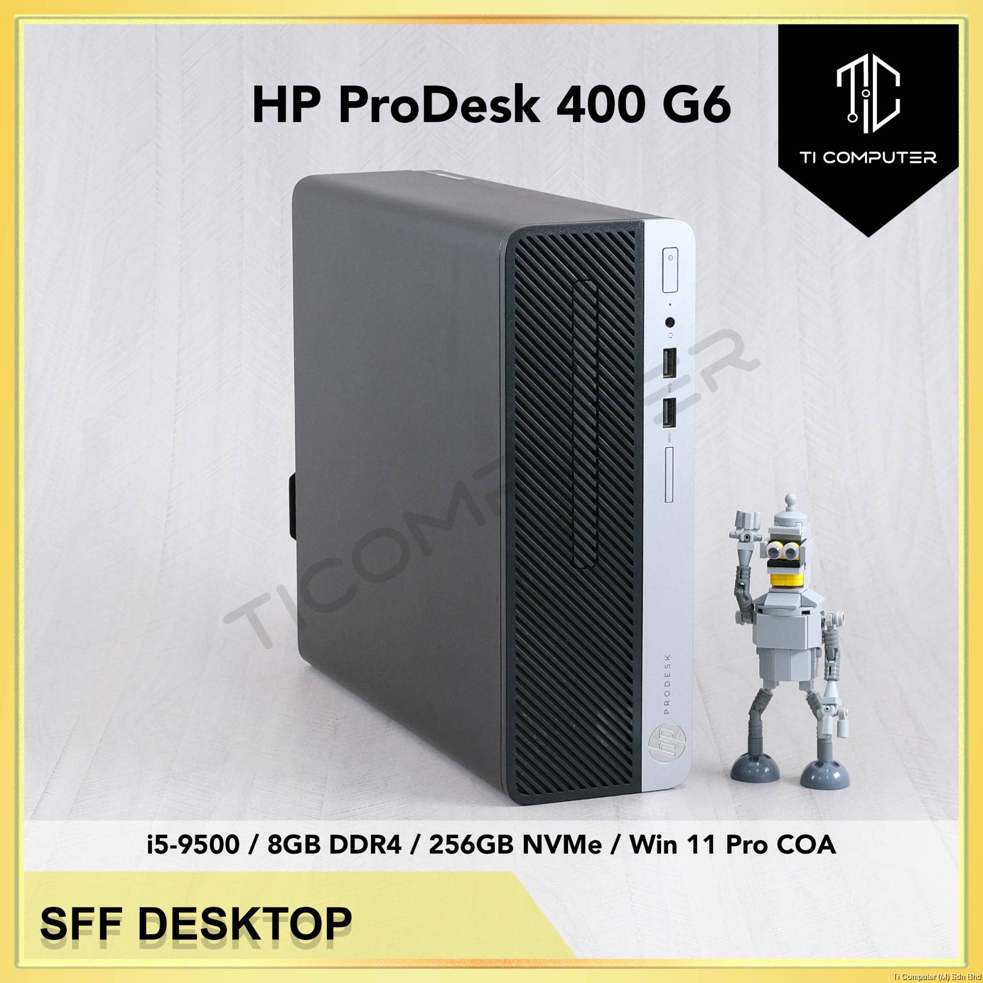 HP ProDesk 400 G6 SFF Intel i5-9500 8GB RAM 256GB NVMe SSD Win 11 Pro