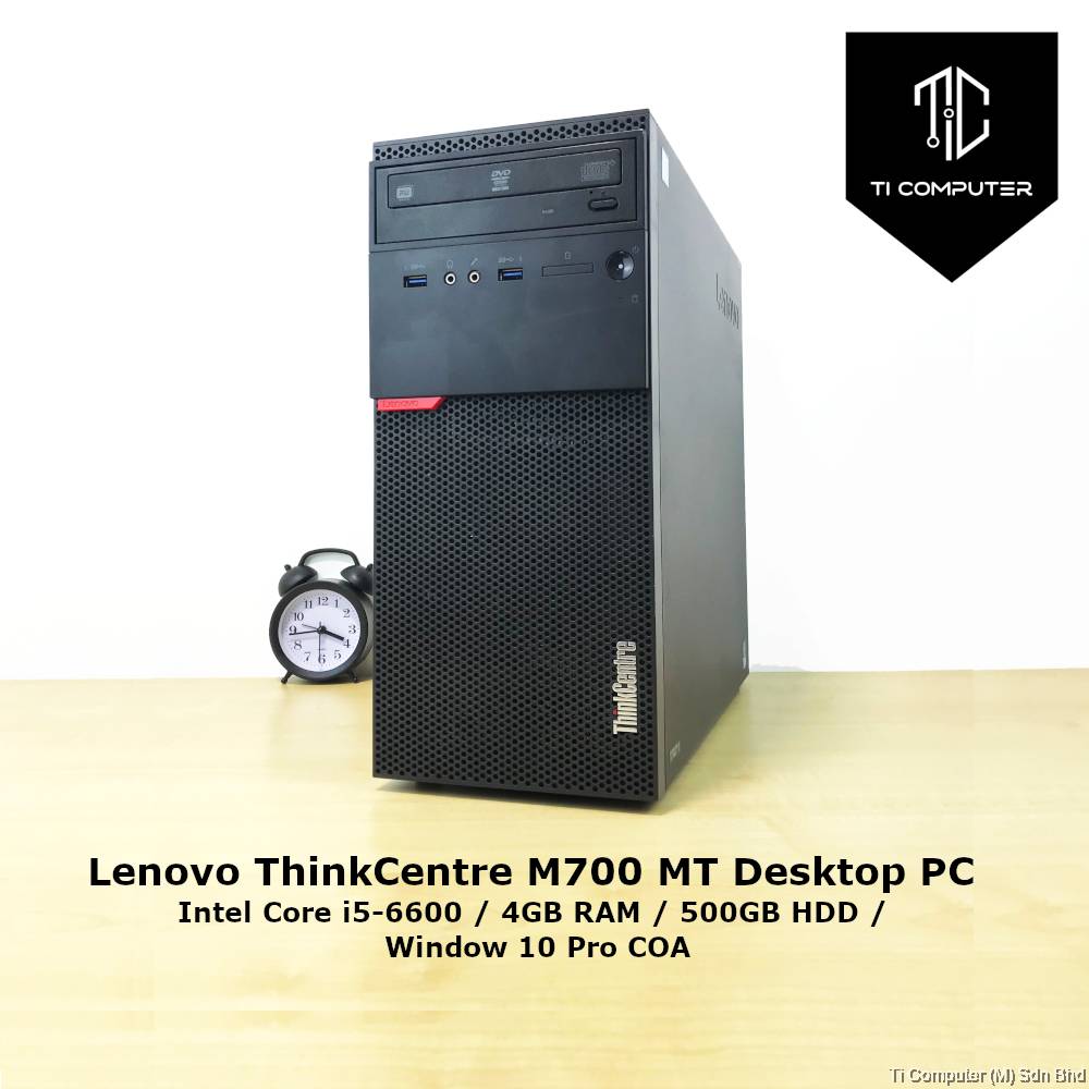 Lenovo ThinkCentre M700 MT Intel Core i5-6600 4GB RAM 500GB