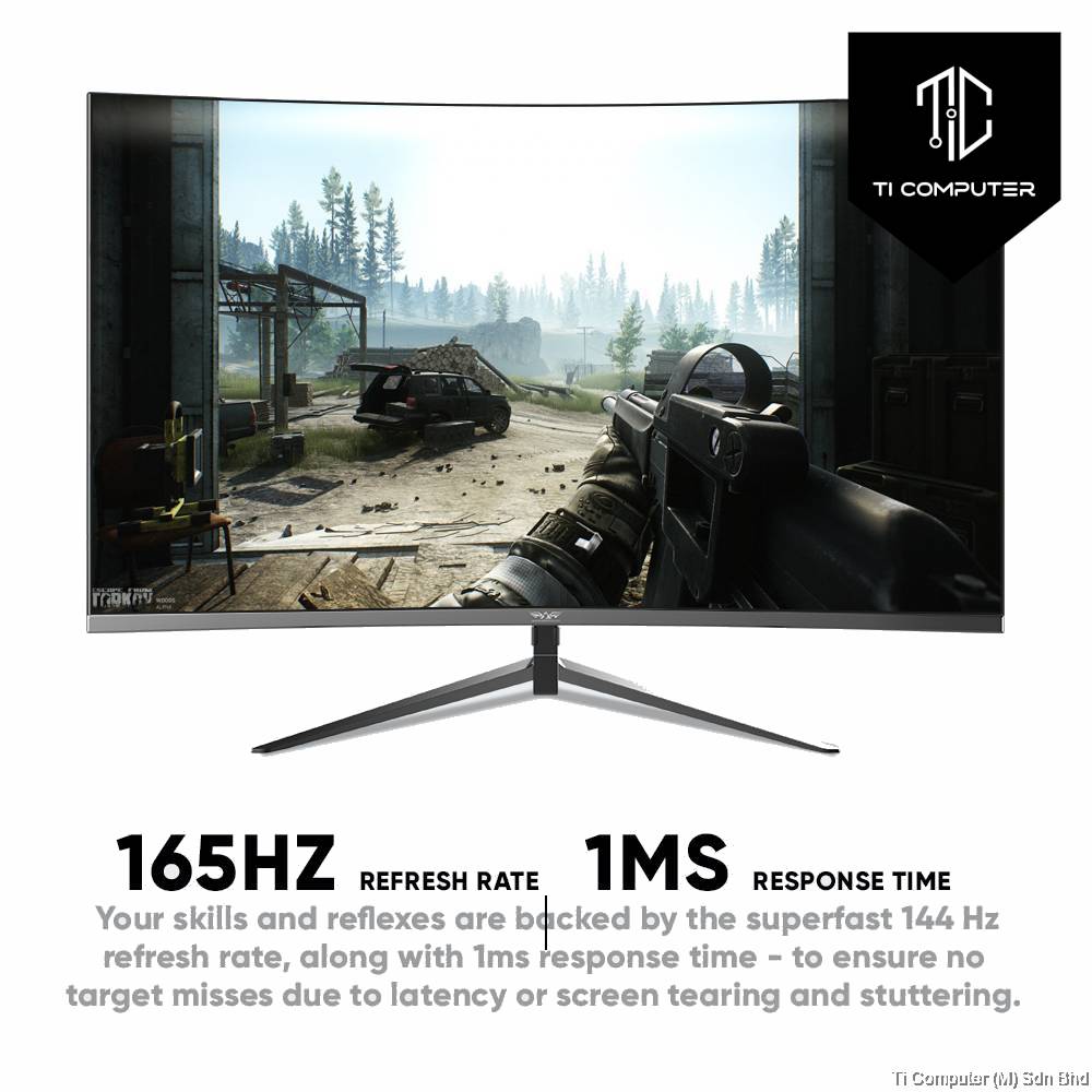Armaggeddon Pixxel+ Xtreme XSC27HD Super Curve Gaming Monitor 165Hz 1ms FHD