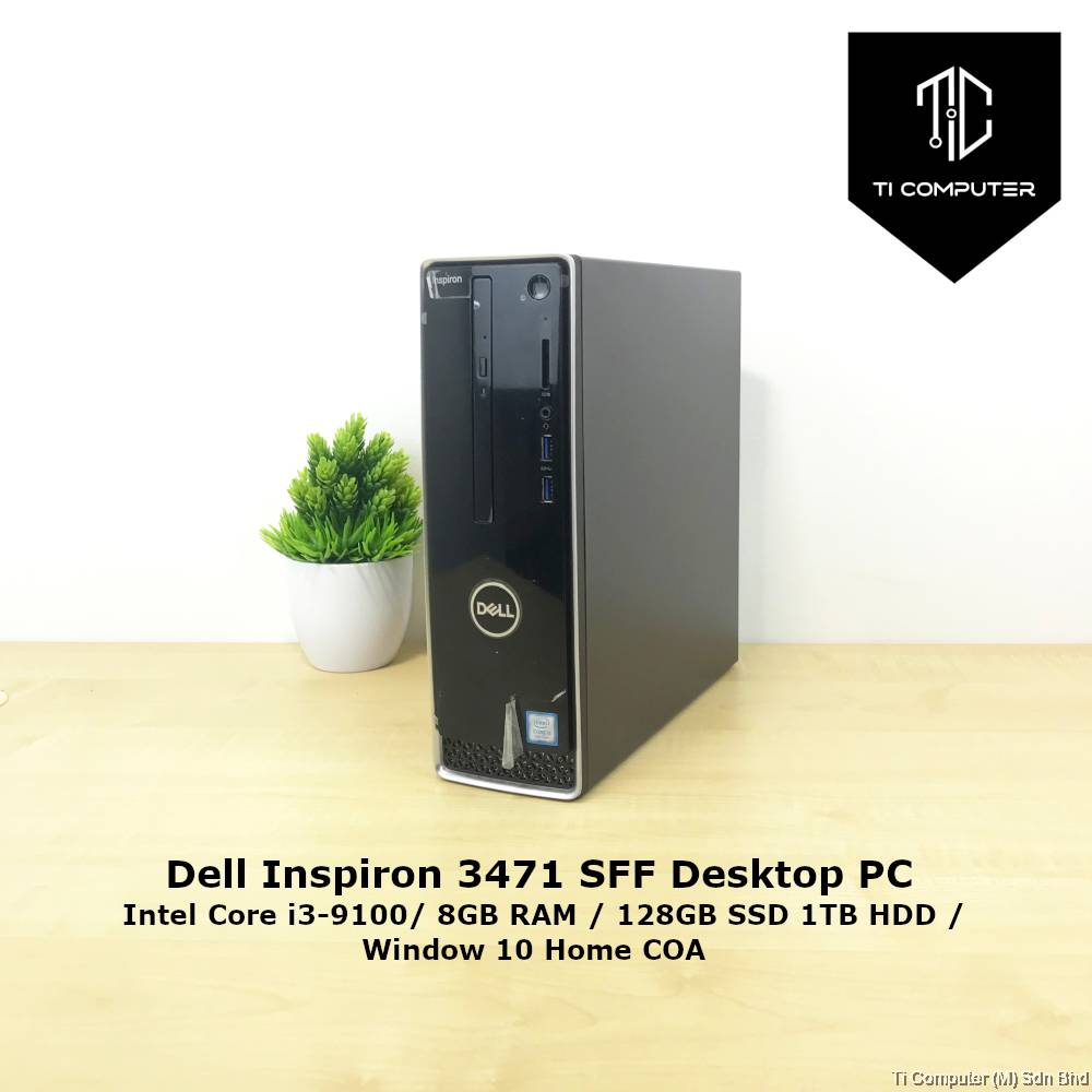 Dell Inspiron 3471 intel 9世代i3-9100 16gｂ スモール筐体 中古デスクトップ DELL InsPiron 3471 Windows11