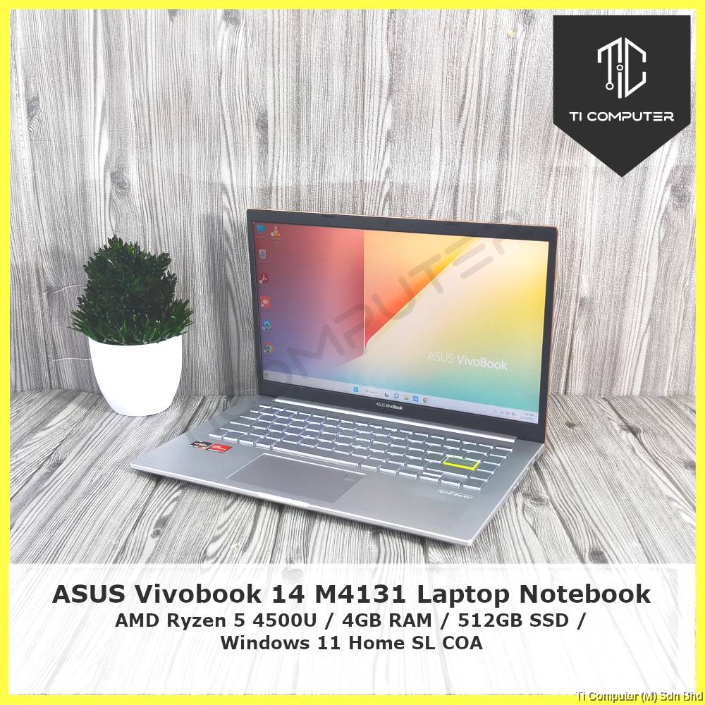 Asus Vivobook R5 4500u ASUS Vivobook 14 M4131-AEK058TS