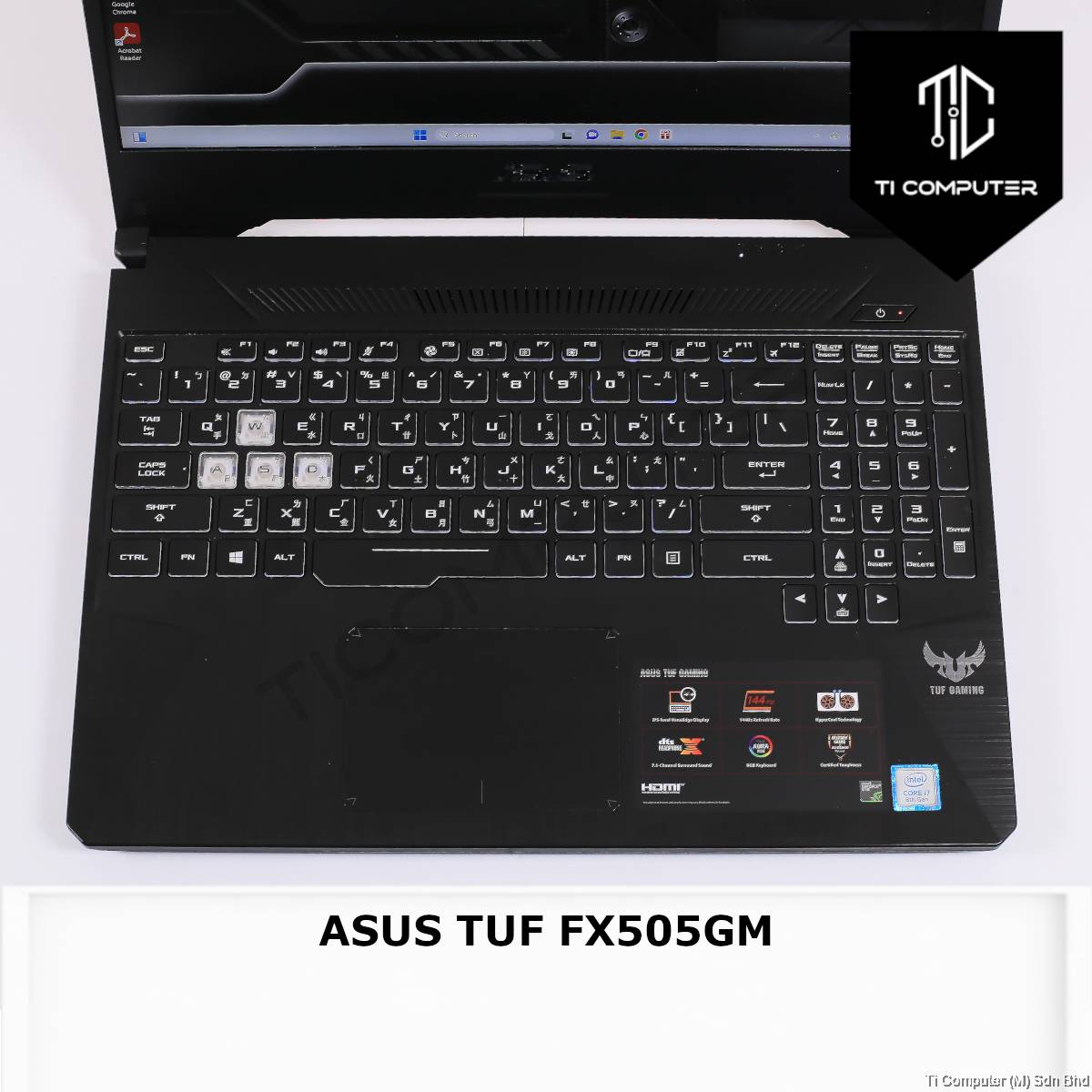 ASUS TUF FX505GM Intel Core i7-8750H 8GB DDR4 RAM 256GB SSD
