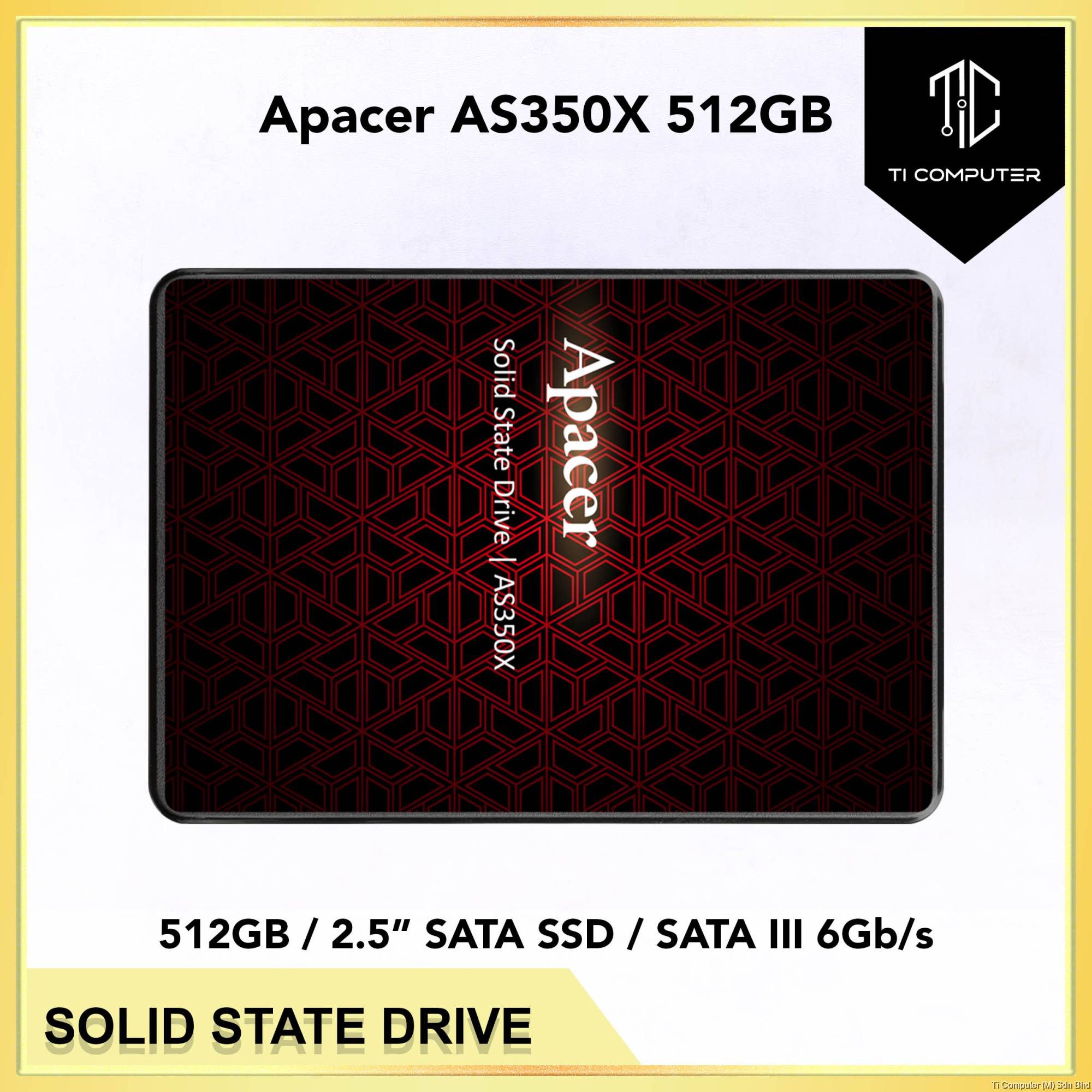 New Apacer AS350X SSD III 512GB 2.5 inch SATA 6Gb/s Solid State Drive