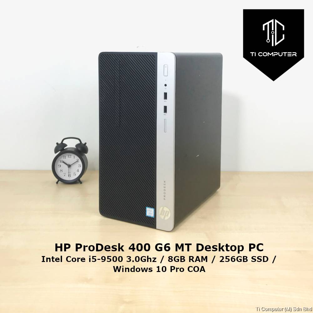 HP ProDesk 400 G6 MT Intel Core i5-9500 3.0Ghz 8GB RAM 256GB