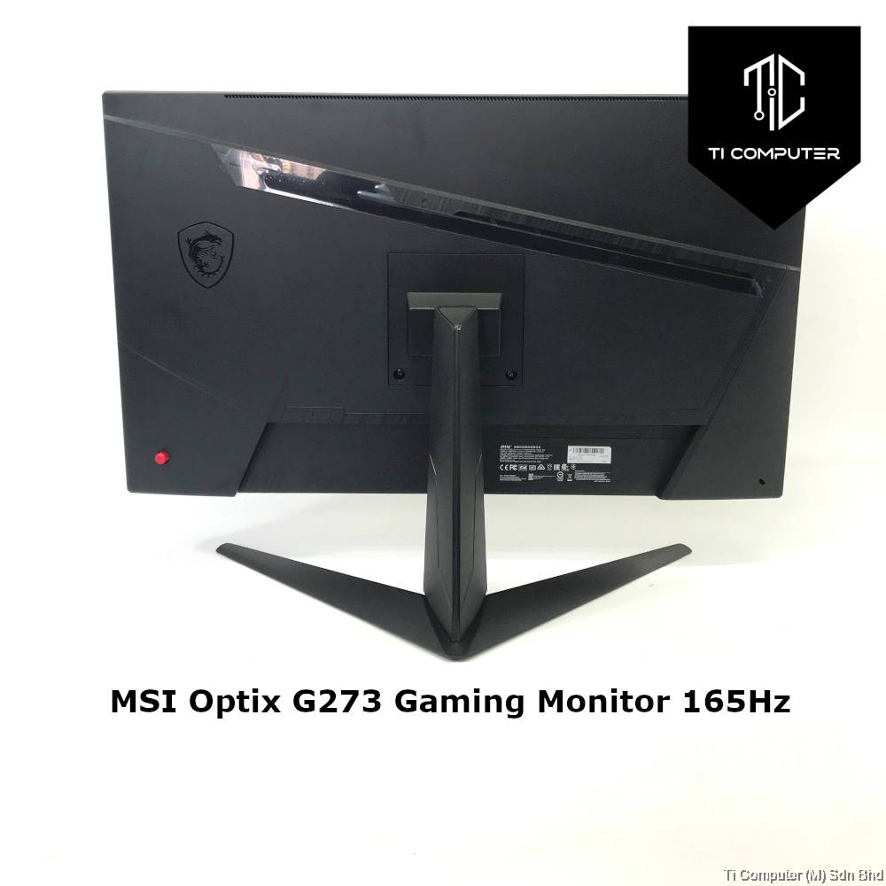 MSI Optix G273 27 Inch Gaming Monitor 165Hz Refresh Rate 1ms Nvidia G