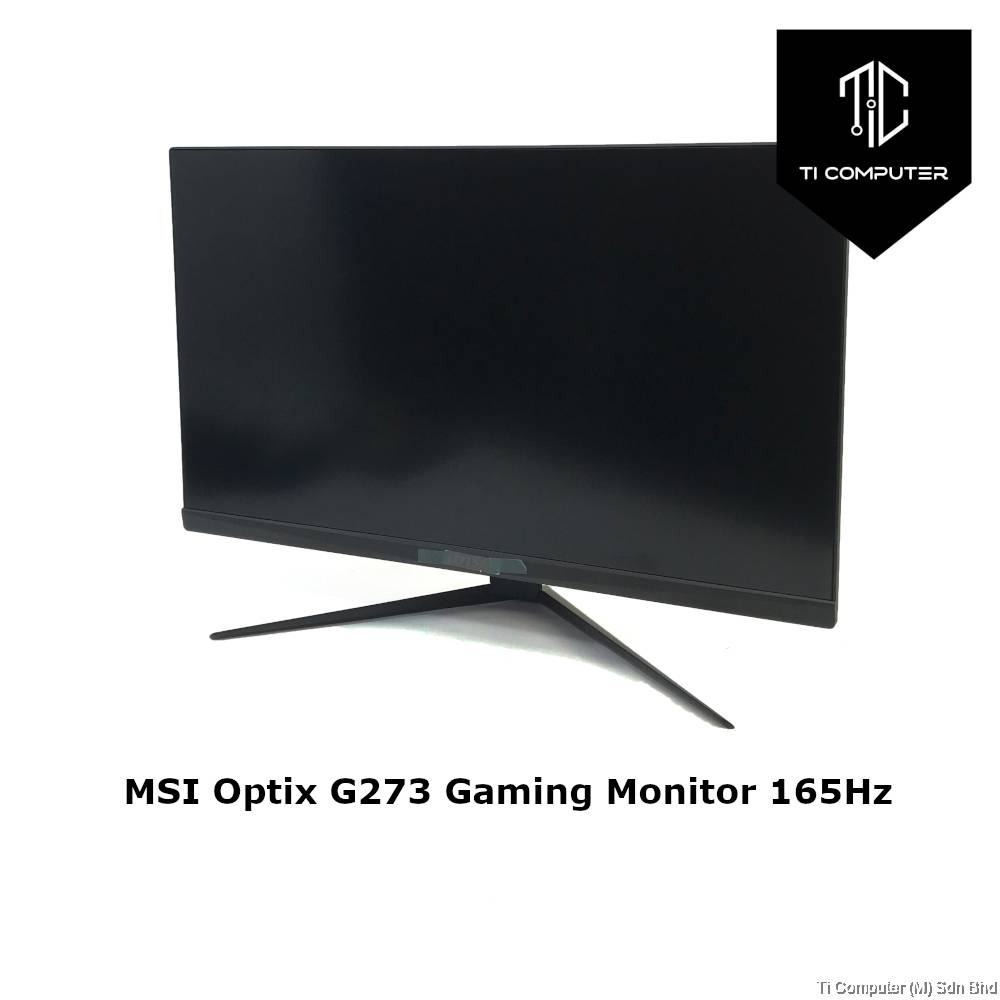 MSI Optix G273 27 Inch Gaming Monitor 165Hz Refresh Rate 1ms Nvidia GSync AntiFlicker and Less