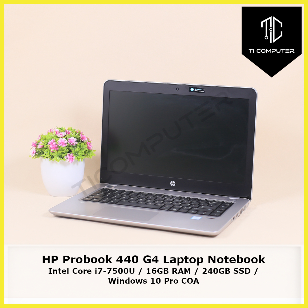 HP Probook 440 G4 Intel Core i7-7500U 16GB RAM 240GB SSD Laptop  Refurbished Notebook
