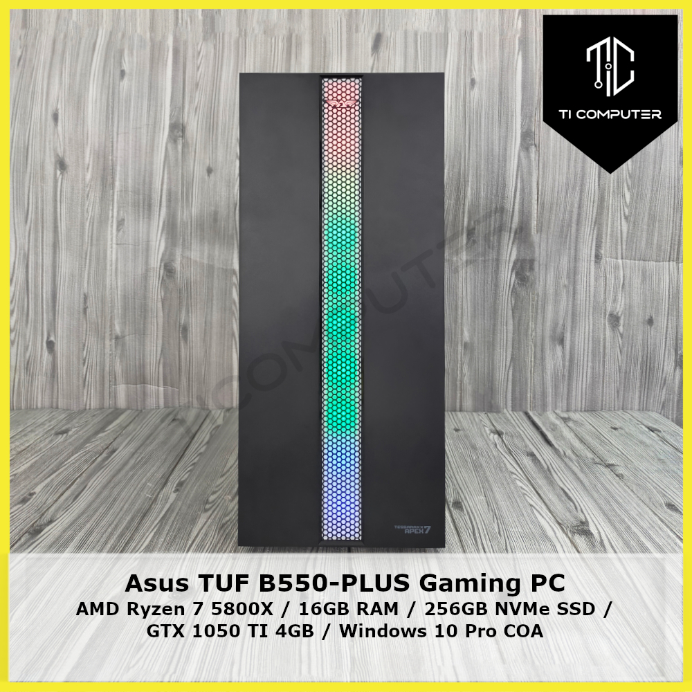 Customize Gaming Asus TUF B550-PLUS AMD Ryzen 5800X 16GB