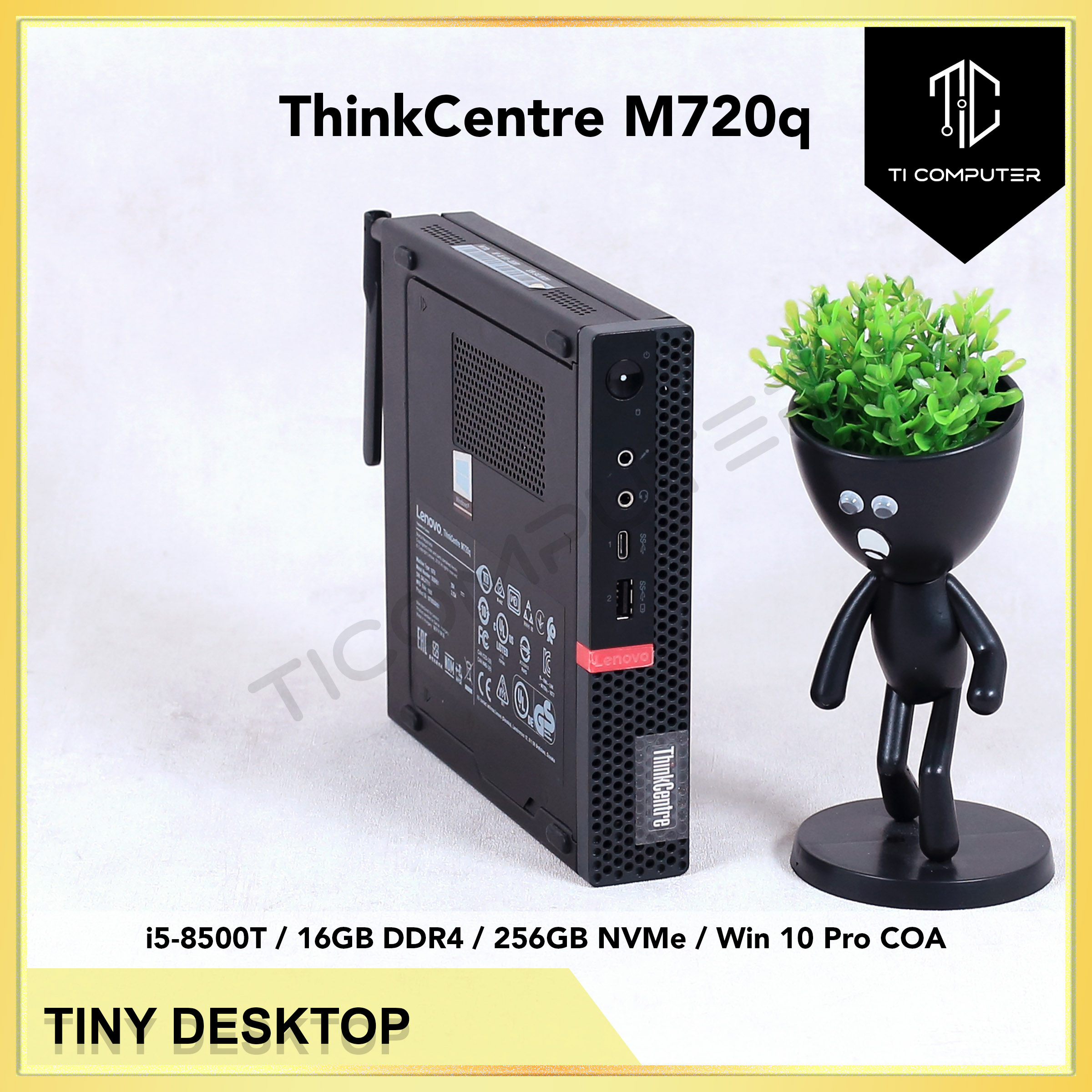 Lenovo ThinkCentre M720q Tiny Intel Core i5-8500T 16GB DDR4