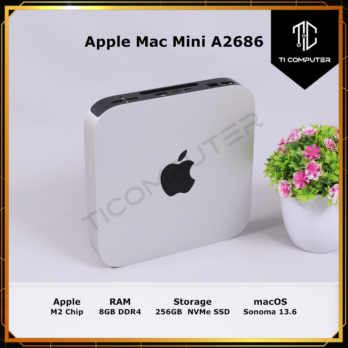 Apple Mac Mini 2023 A2686 With Apple M2 Chip 8GB RAM 256GB