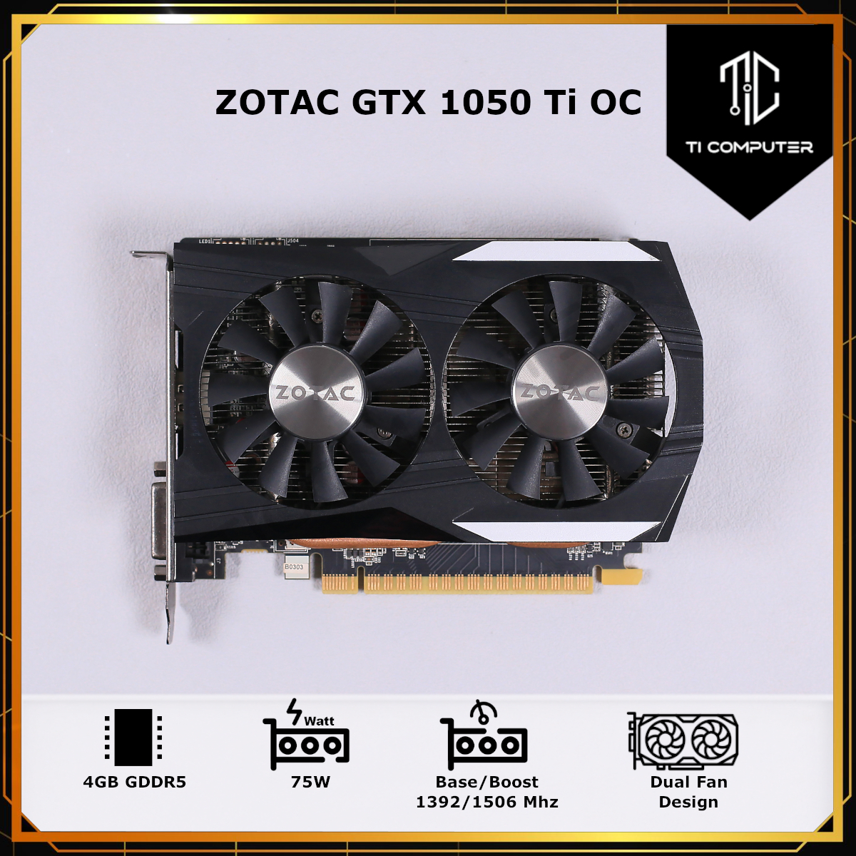 Gpu Mini Pc 1050 Ti Zotac Geforce Gtx 1050ti Mini On Sale
