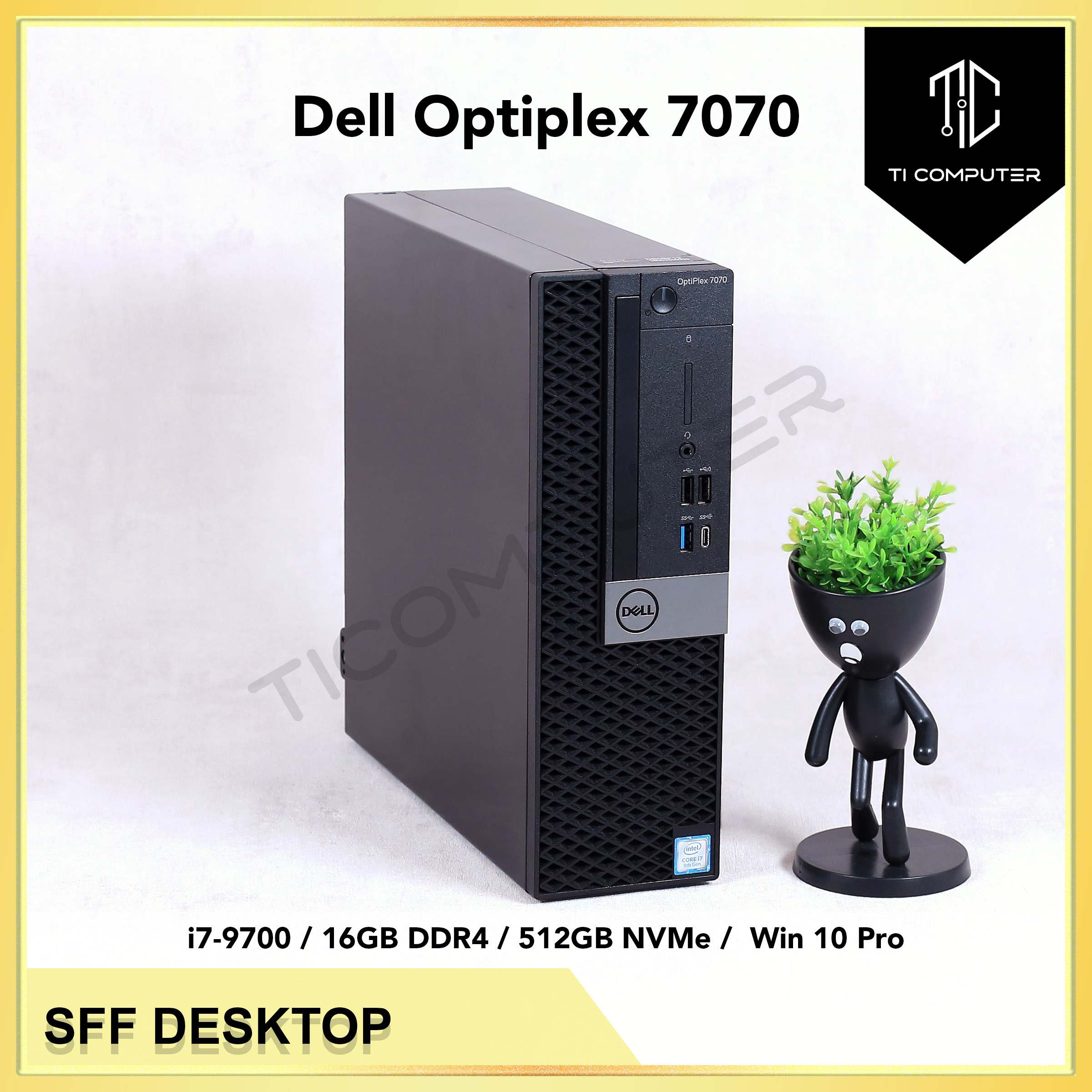 Dell Optiplex 7070 SFF Intel Core i7-9700 16GB DDR4 RAM