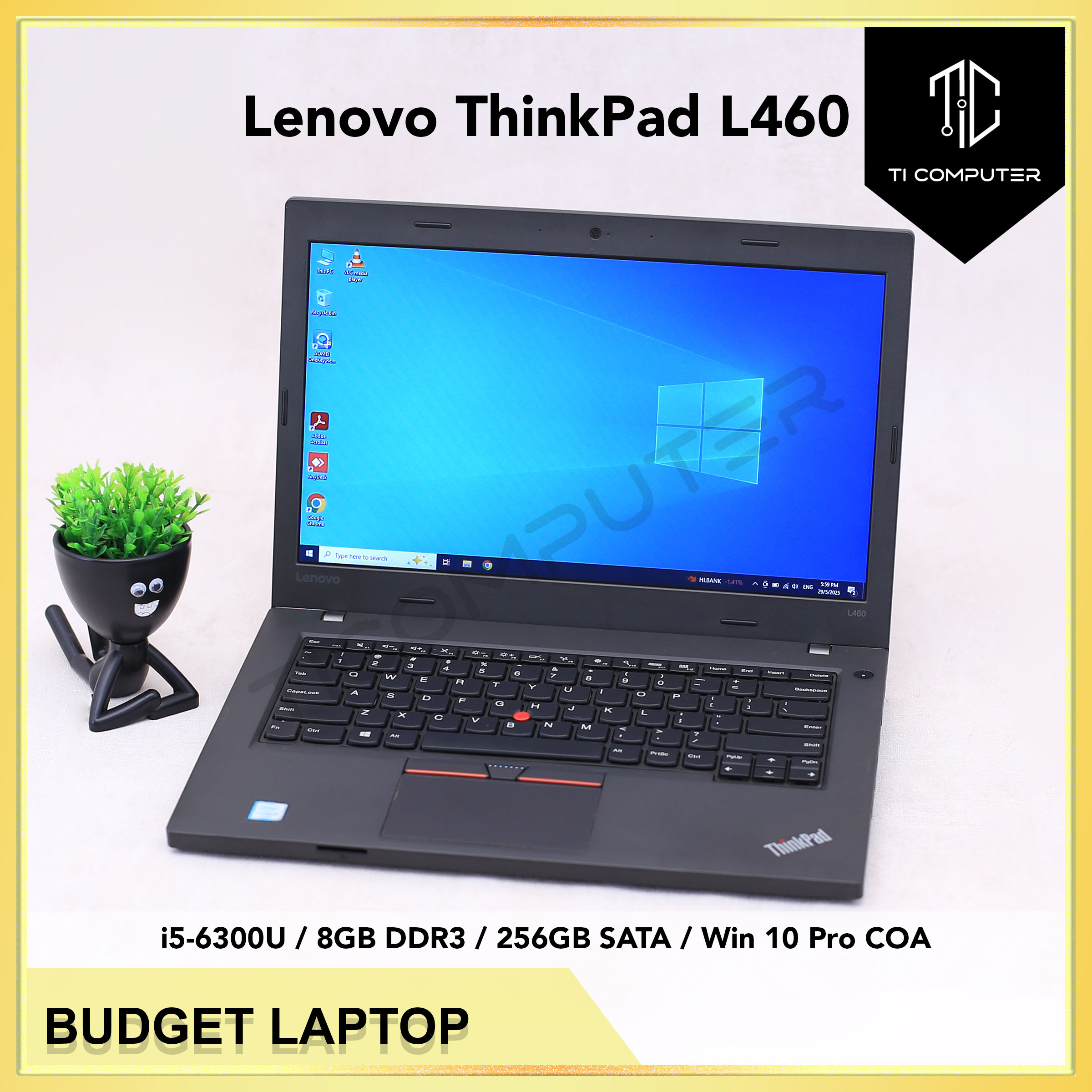 Lenovo ThinkPad L460 Intel i5-6300U 8GB DDR3 RAM 256GB SATA SSD