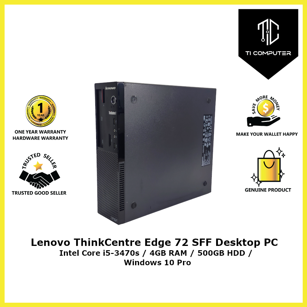 Lenovo Edge72 3493-JCJ Corei5-3470s-2.9GHz/500GB/4GB/マルチ/win10